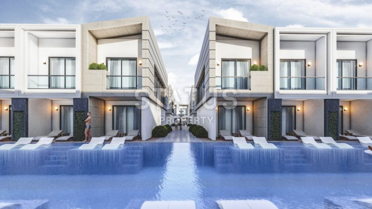 Новый проект таунхаусов в Конаклы в 300м от моря. 91м2 фото 1