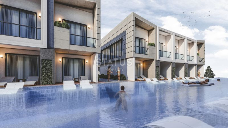 Новый проект таунхаусов в Конаклы в 300м от моря. 91м2 фото 7