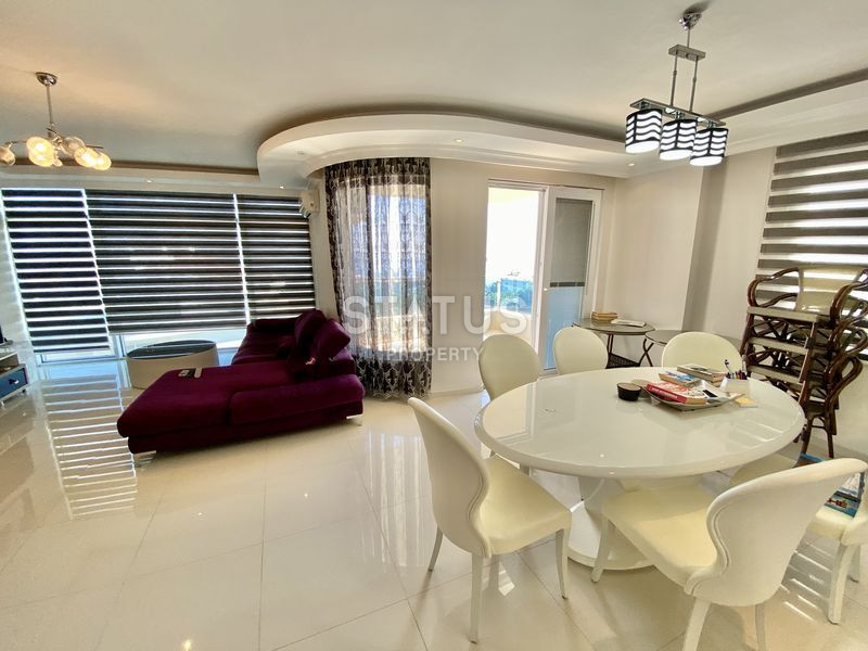 Меблированный дуплекс 2+1 с шикарным видом на море в ЖК с полной инфраструктурой 500м от пляжа Клеопатры. 110м2 фото 5