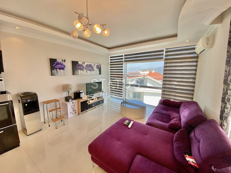 Меблированный дуплекс 2+1 с шикарным видом на море в ЖК с полной инфраструктурой 500м от пляжа Клеопатры. 110м2 фото 9