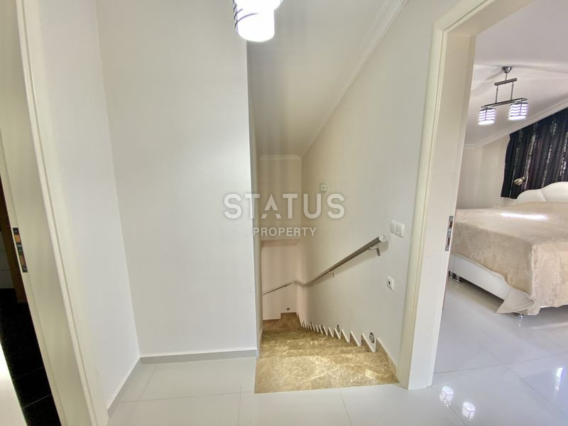 Меблированный дуплекс 2+1 с шикарным видом на море в ЖК с полной инфраструктурой 500м от пляжа Клеопатры. 110м2 фото 13