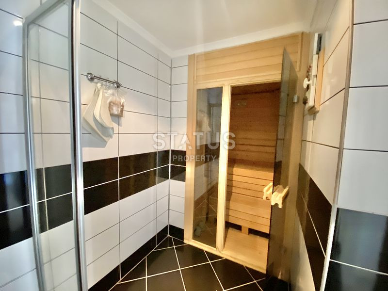 Меблированный дуплекс 2+1 с шикарным видом на море в ЖК с полной инфраструктурой 500м от пляжа Клеопатры. 110м2 фото 19