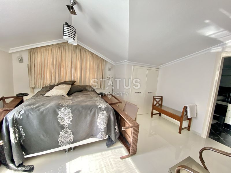 Меблированный дуплекс 2+1 с шикарным видом на море в ЖК с полной инфраструктурой 500м от пляжа Клеопатры. 110м2 фото 21