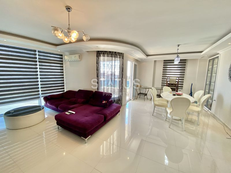 Меблированный дуплекс 2+1 с шикарным видом на море в ЖК с полной инфраструктурой 500м от пляжа Клеопатры. 110м2 фото 23