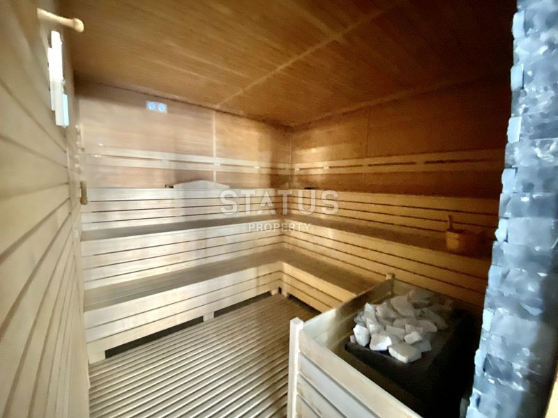 Меблированный дуплекс 2+1 с шикарным видом на море в ЖК с полной инфраструктурой 500м от пляжа Клеопатры. 110м2 фото 28