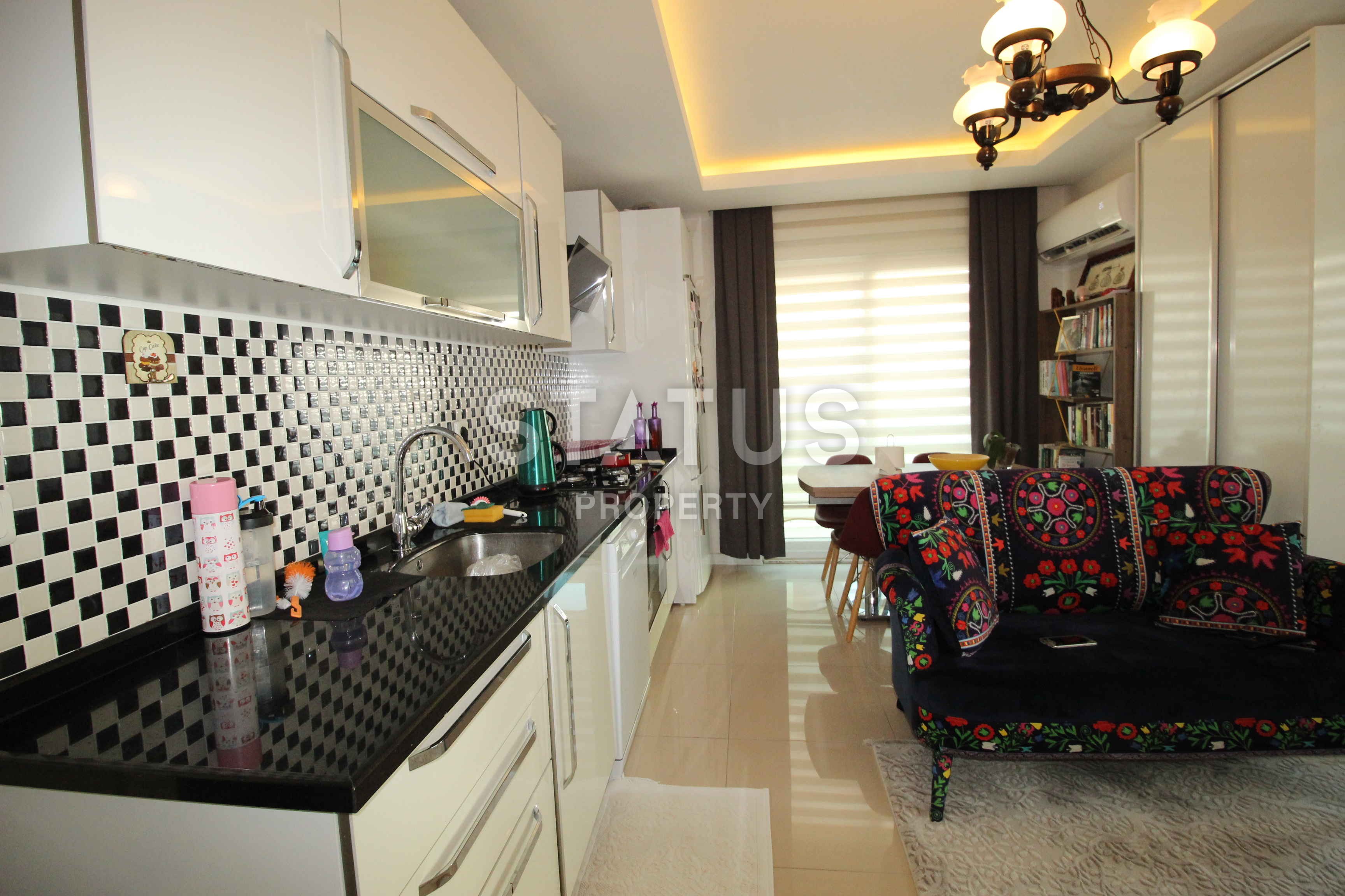 Двухкомнатная квартира в самом центре Аланьи! Ликвидный вариант! 65 кв. м. фото 7