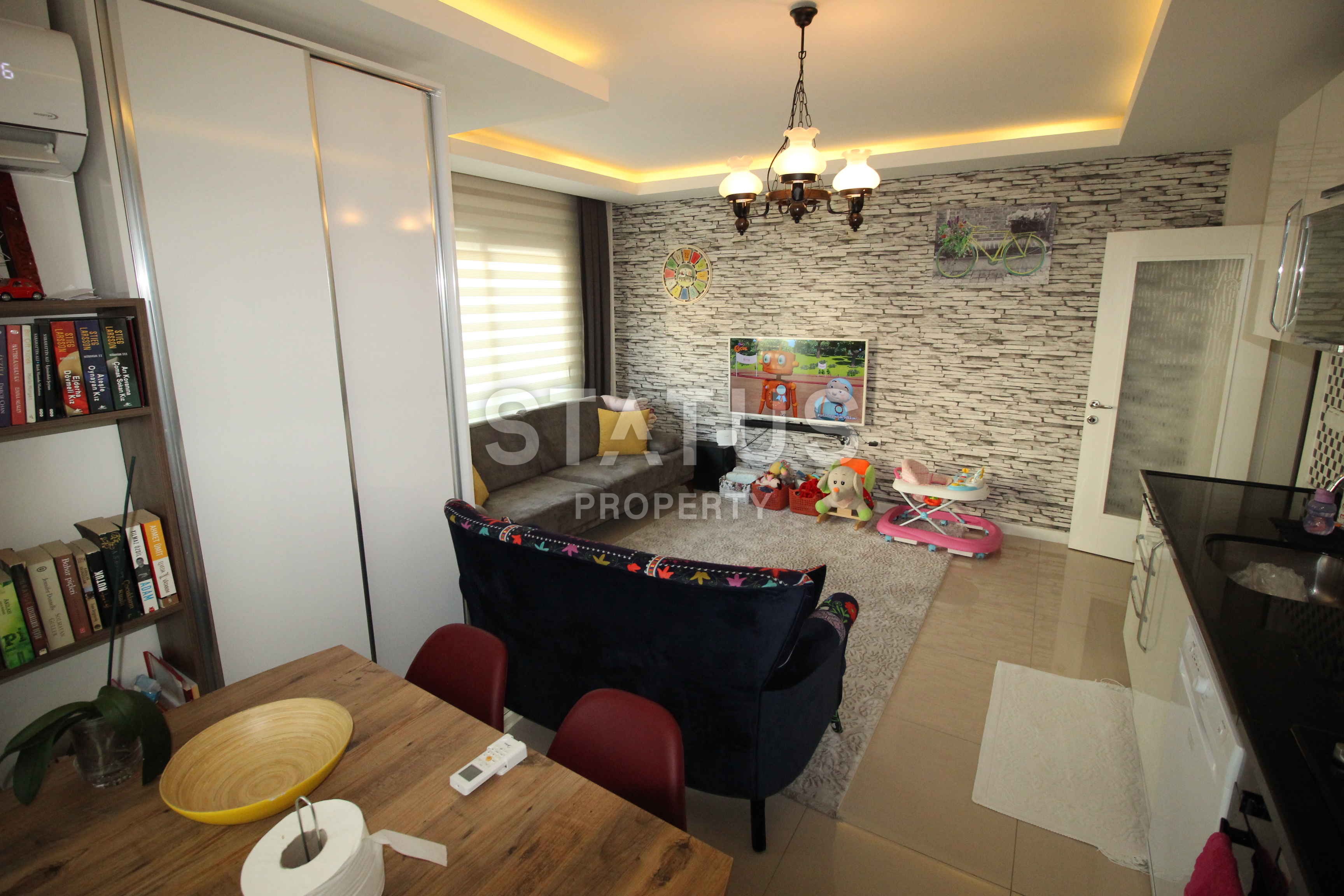 Двухкомнатная квартира в самом центре Аланьи! Ликвидный вариант! 65 кв. м. фото 9