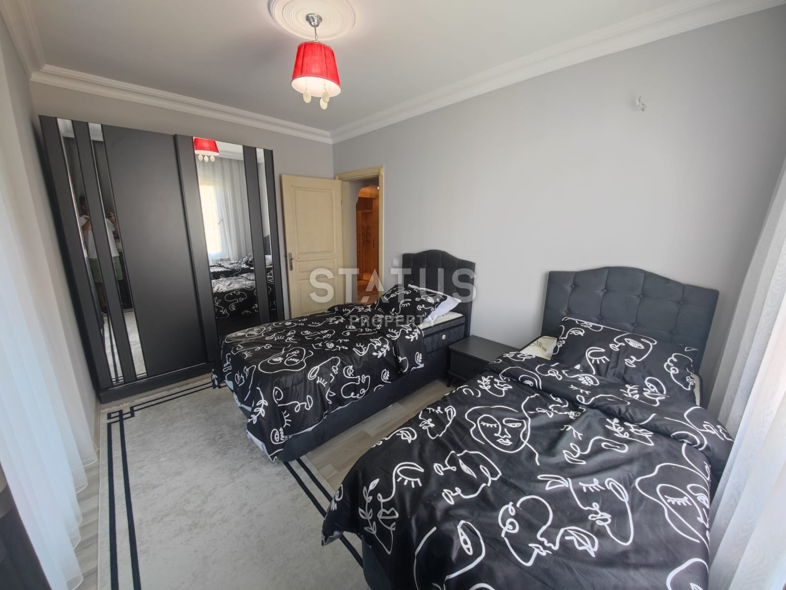 Трёхкомнатная квартира с видом на море в р-н Махмутлар, 120 м2 фото 9