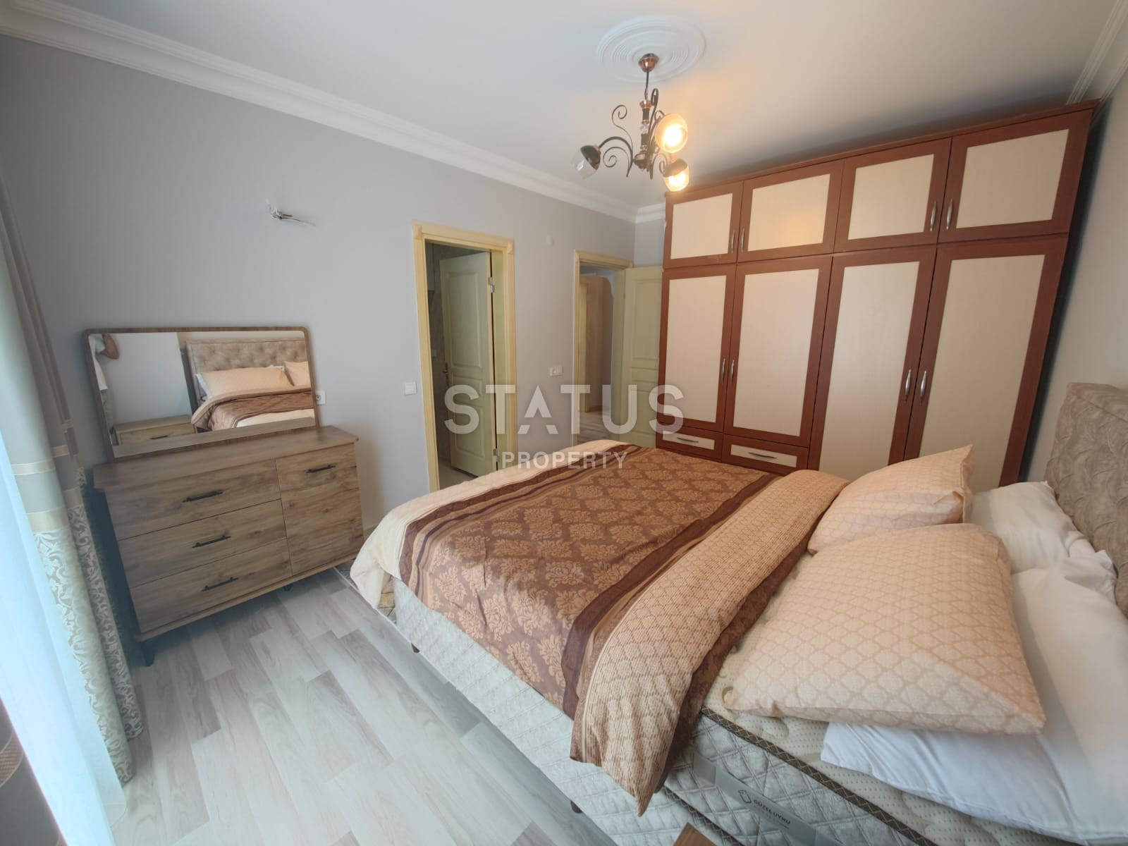 Трёхкомнатная квартира с видом на море в р-н Махмутлар, 120 м2 фото 12