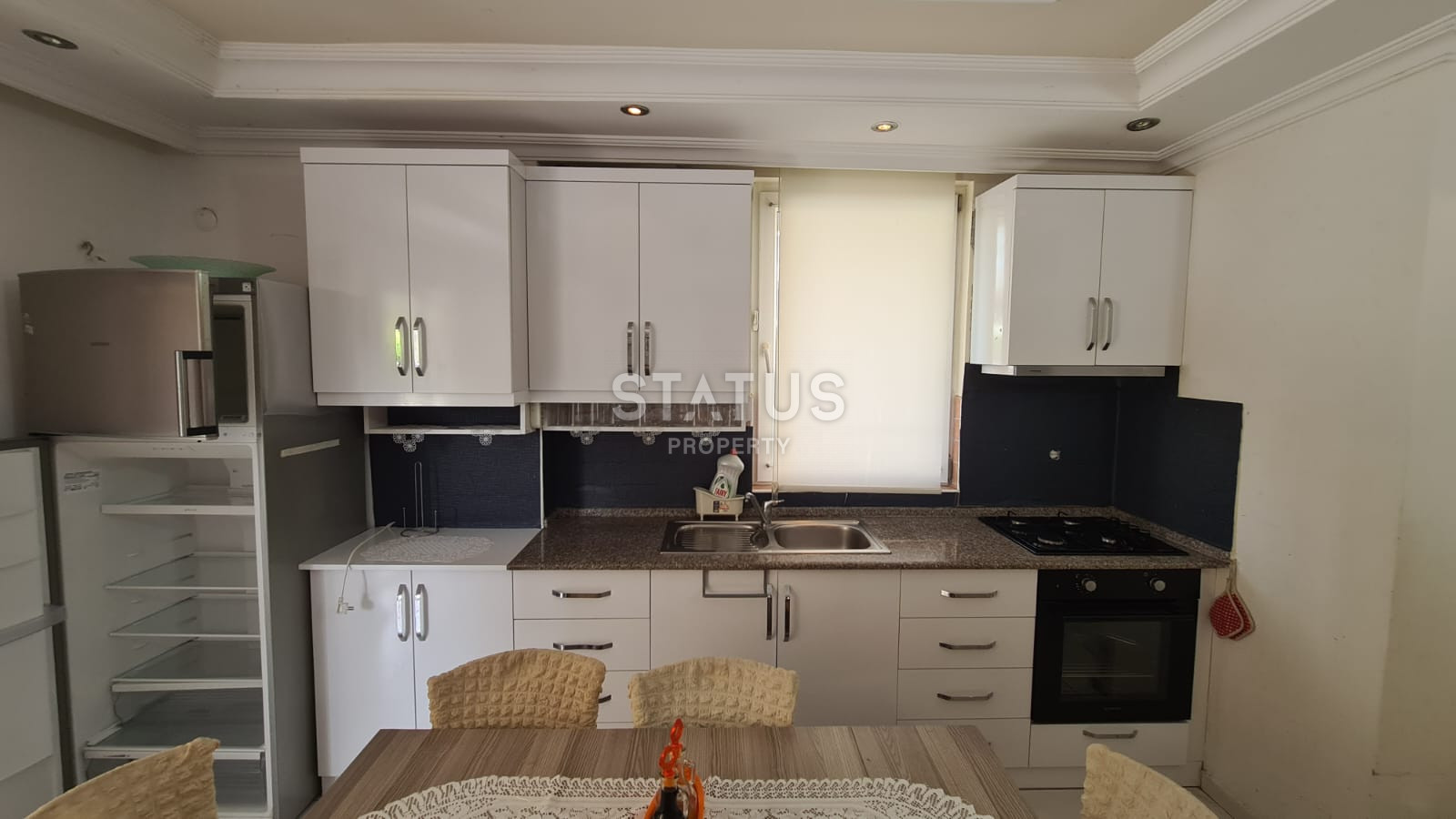 Three-room furnished apartment 300m from the sea in the Tosmur area. 100m2 фото 9