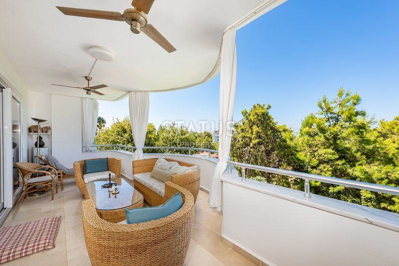 Трехкомнатные апартаменты с мебелью в ЖК с бассейном в районе Авсаллар. 95м2 фото 4