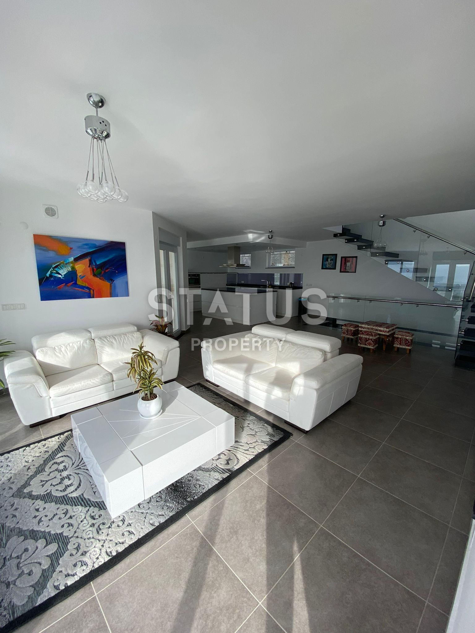 Вилла 5+2 в центре Алании с шикарным видом на море и крепость. 330м2 фото 21