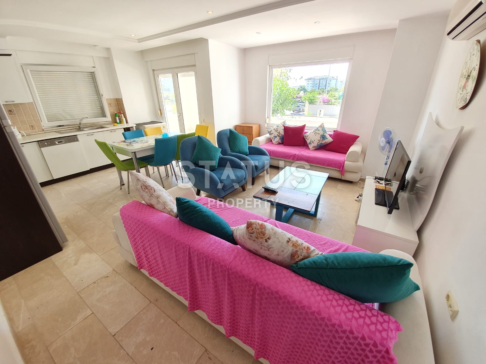 Недорогая трехкомнатная квартира с мебелью в Махмутларе  115 кв.м. фото 3