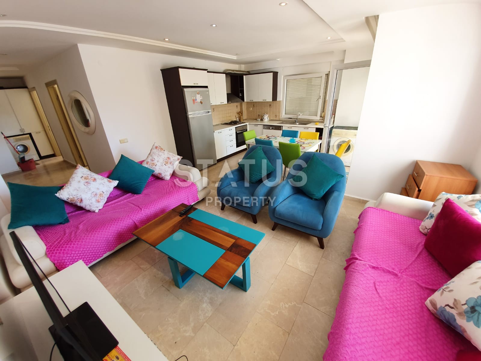 Недорогая трехкомнатная квартира с мебелью в Махмутларе  115 кв.м. фото 4