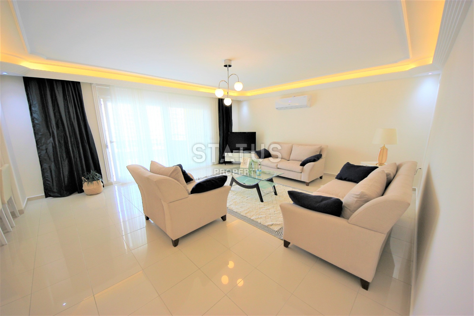 Очень просторная трёхкомнатная меблированная квартира в ЖК с богатой инфраструктурой в Махмутларе. 145м2 фото 6