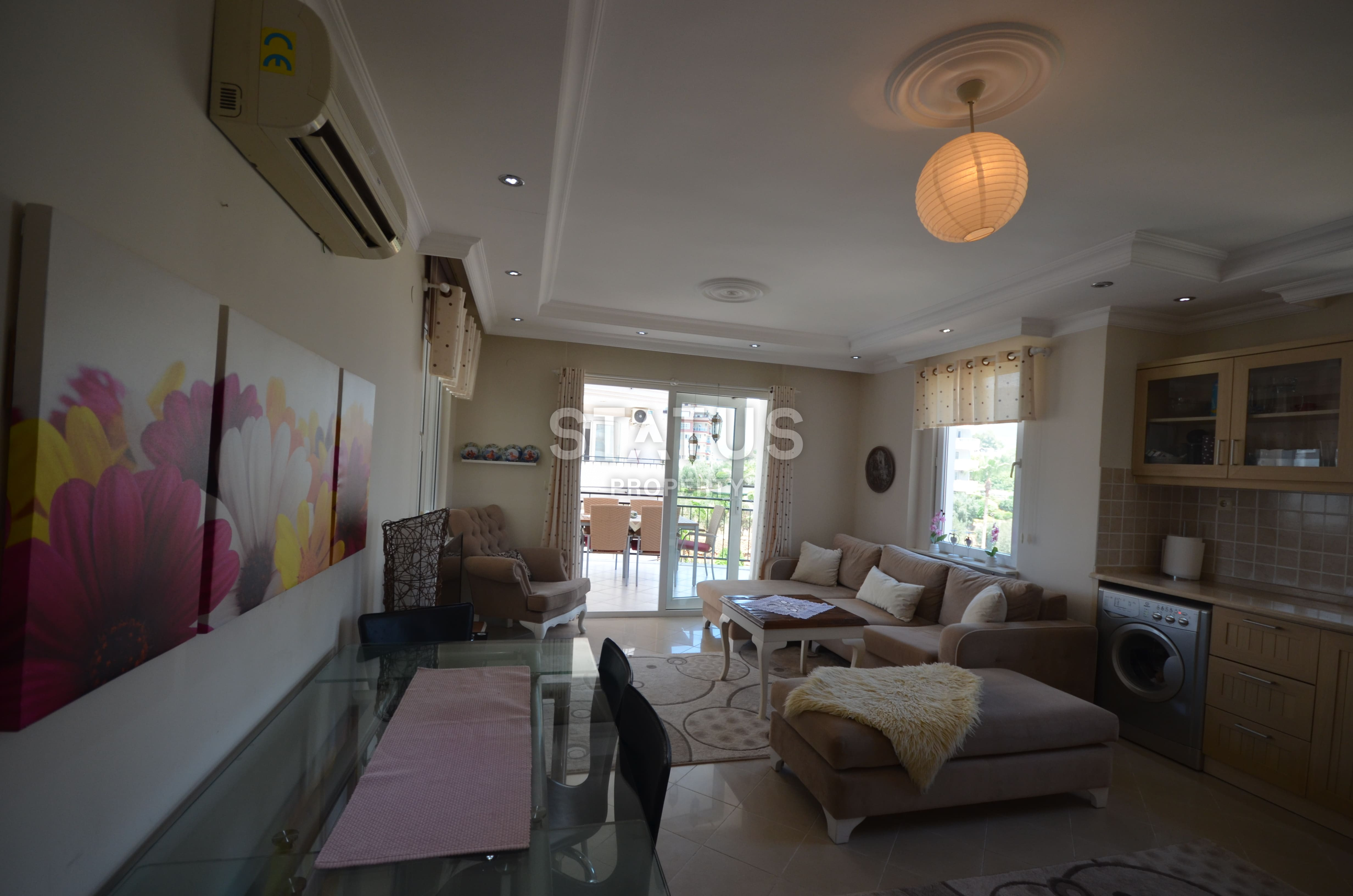 Furnished apartments 2+1 600m from the sea in a residential complex with infrastructure in Tosmur. 115m2 фото 4