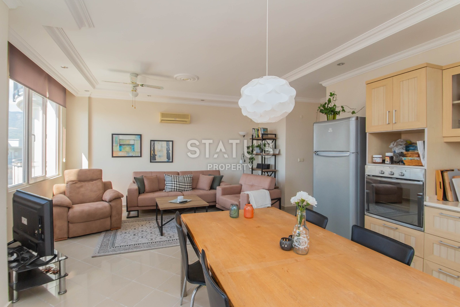 Апартаменты 2+1 с видом на  море в ЖК с инфраструктурой в Тосмуре. 125м2 фото 5