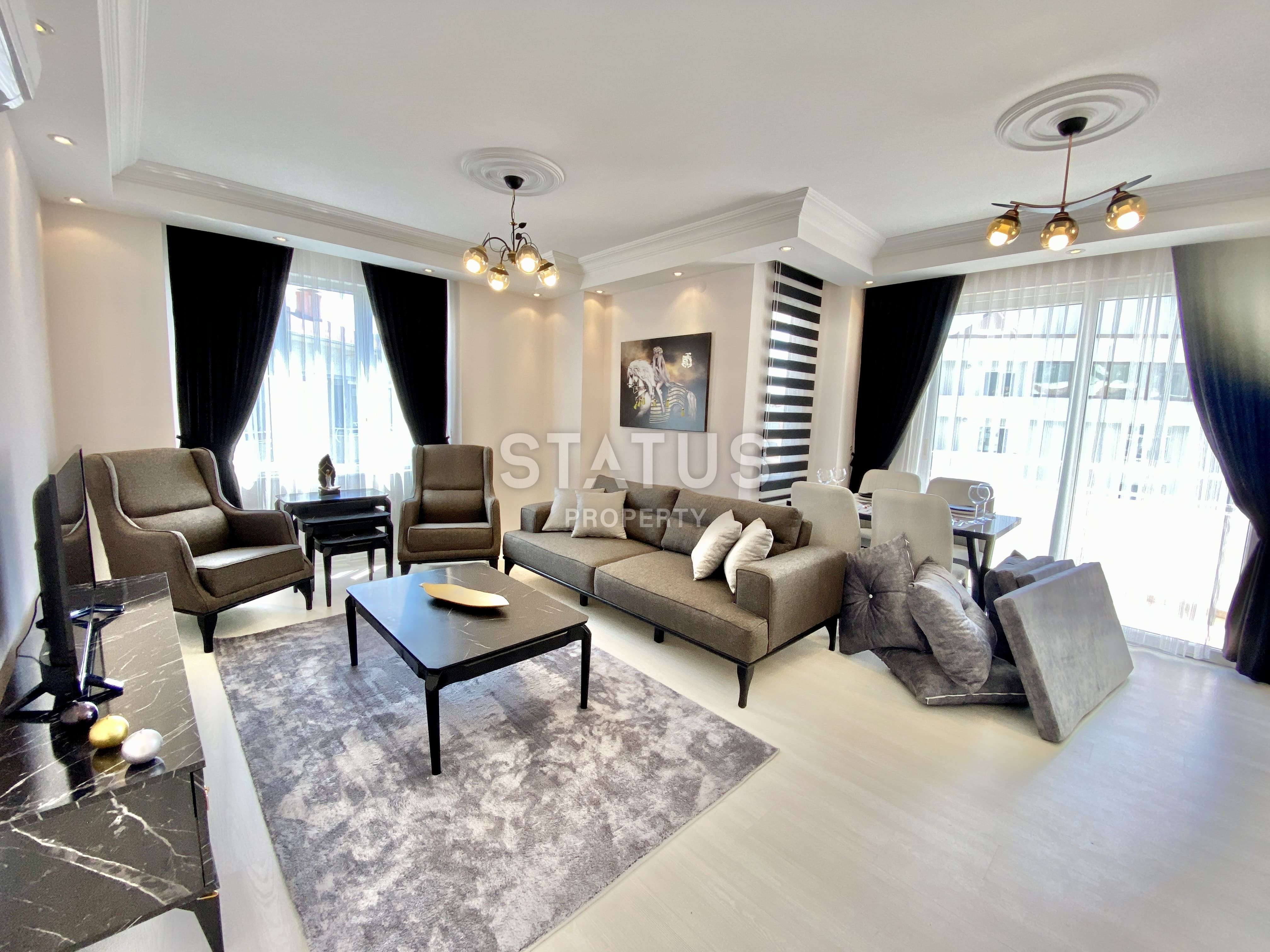 Cozy three-room turnkey apartment in the lower OBE. 110m2 фото 4