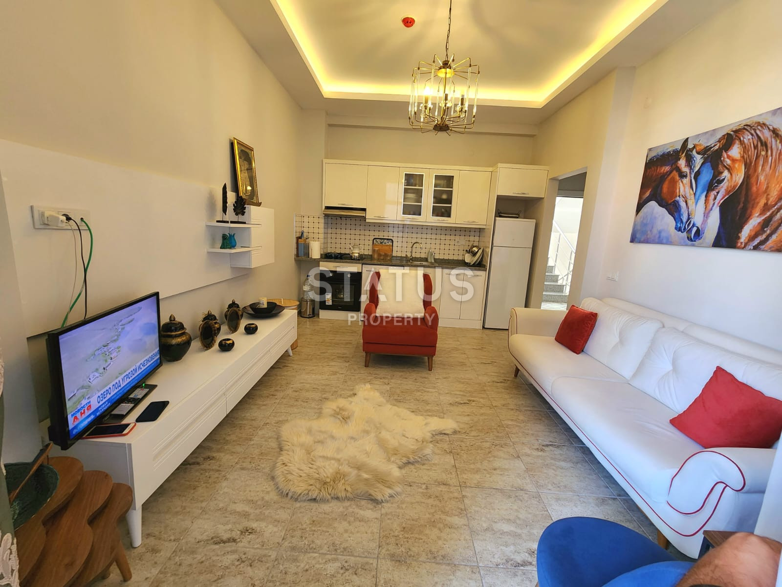 1+1 turnkey apartment 200m from the sea in Mahmutlare. 50m2 фото 4