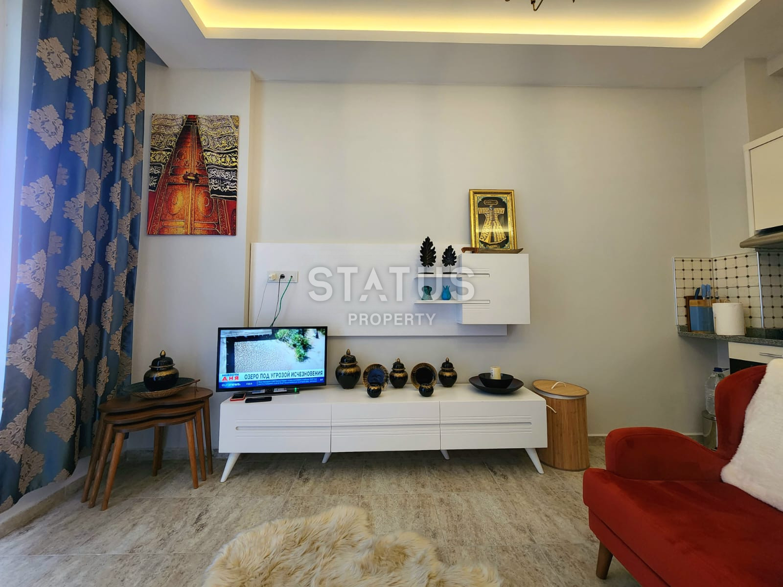 1+1 turnkey apartment 200m from the sea in Mahmutlare. 50m2 фото 14