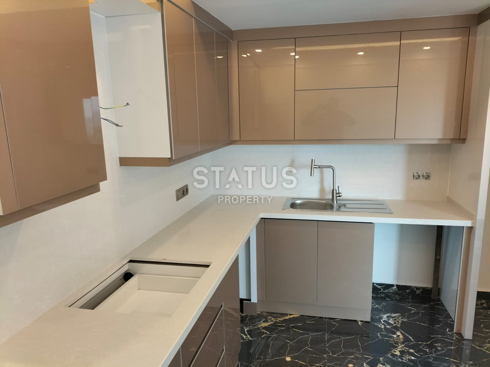 Дуплекс в центральной части Аланьи с видом на море в районе Буюкхасбахче. 140м2 фото 5