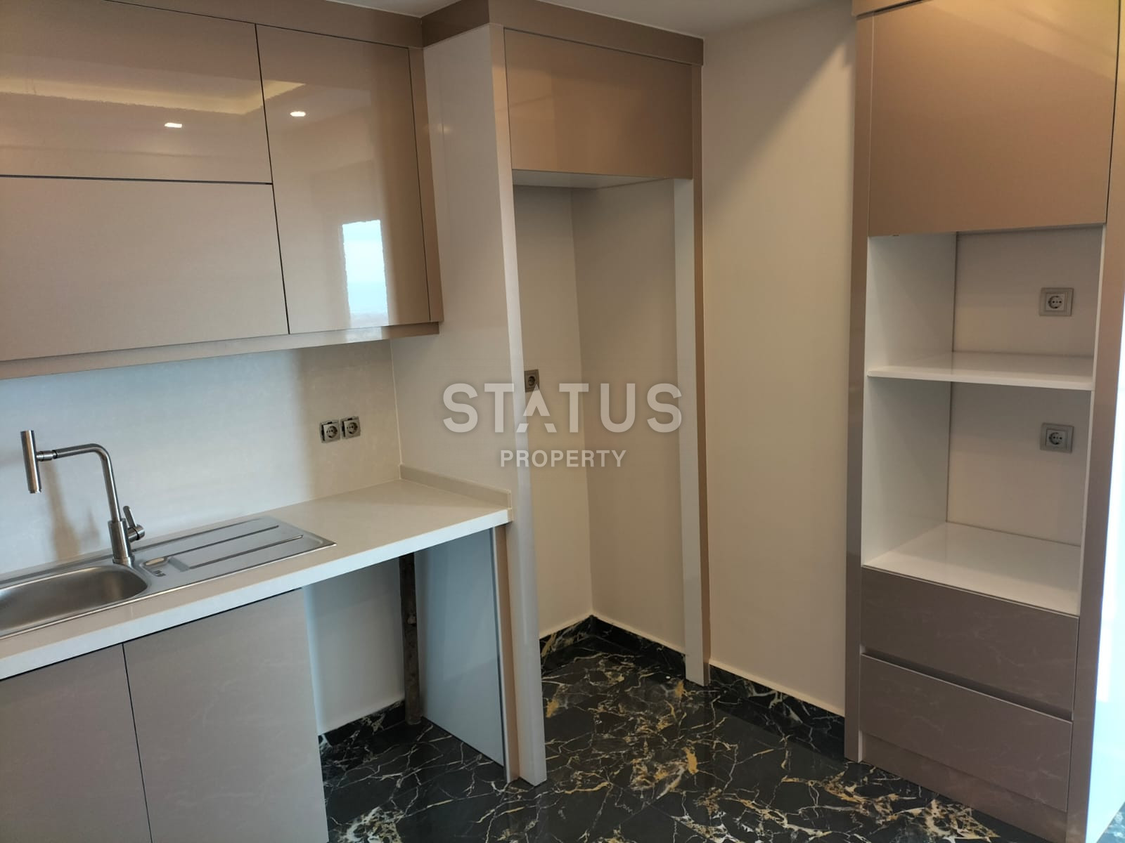 Дуплекс в центральной части Аланьи с видом на море в районе Буюкхасбахче. 140м2 фото 6