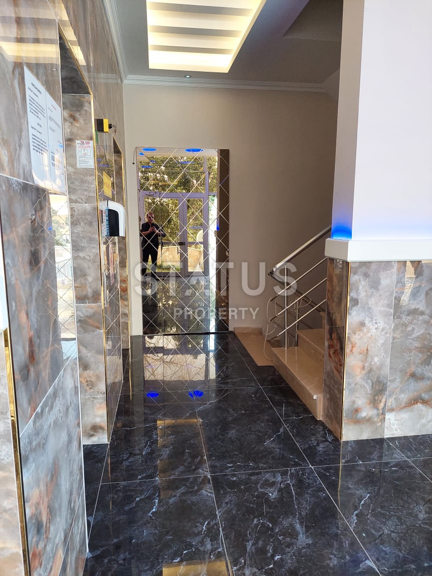 Трёхкомнатная квартира в Махмутларе в новом комплексе в 150м от моря, 95м2 фото 19