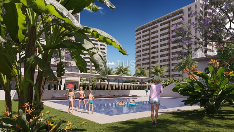 Высококачественный проект премиум класса на стадии карандаша в городе Мерсин от надежного застройщика, 78-124 м2 фото 6