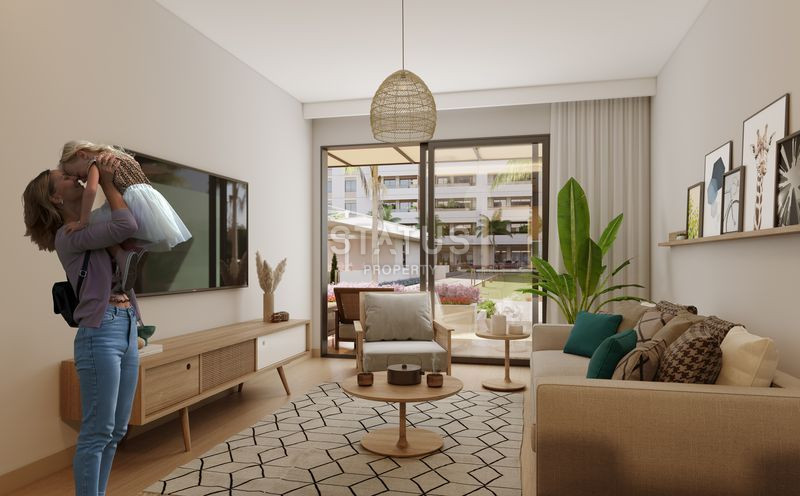 Высококачественный проект премиум класса на стадии карандаша в городе Мерсин от надежного застройщика, 78-124 м2 фото 27