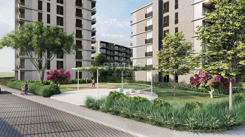 Масштабный проект в городе Мерсин с огромной зеленой территорией от элитного застройщика, 148-251 м2. фото 5