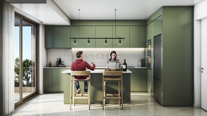 Масштабный проект в городе Мерсин с огромной зеленой территорией от элитного застройщика, 148-251 м2. фото 27