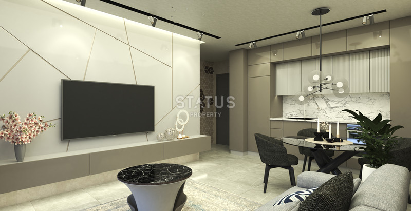 Новый проект с выгодной локацией для жизни и сдачу в аренду в районе ОБА в 900м от моря. 57,3-120м фото 5