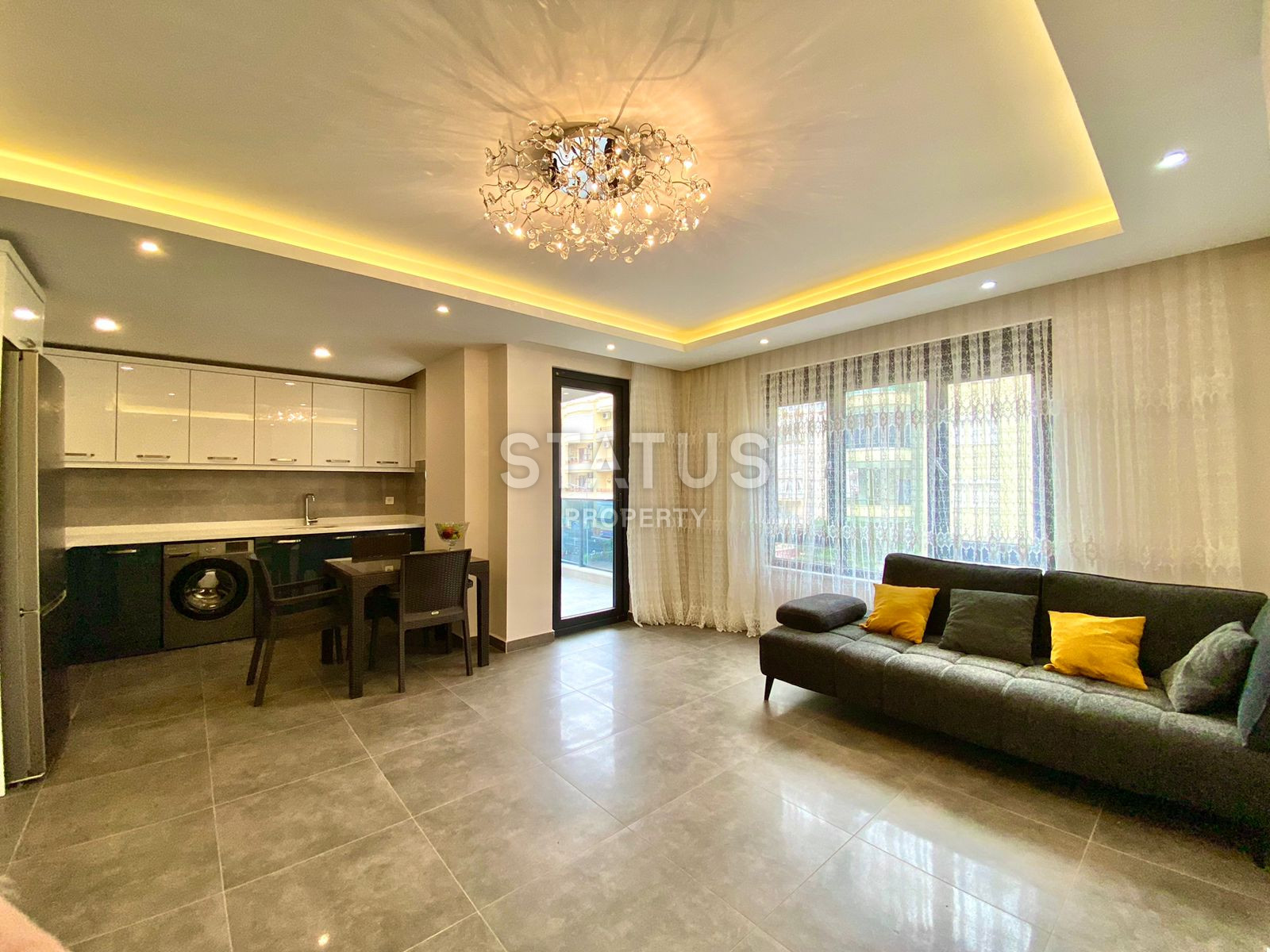 Просторная трехкомнатная квартира в абсолютно новом ЖК в Махмутларе, 96 м2 фото 34