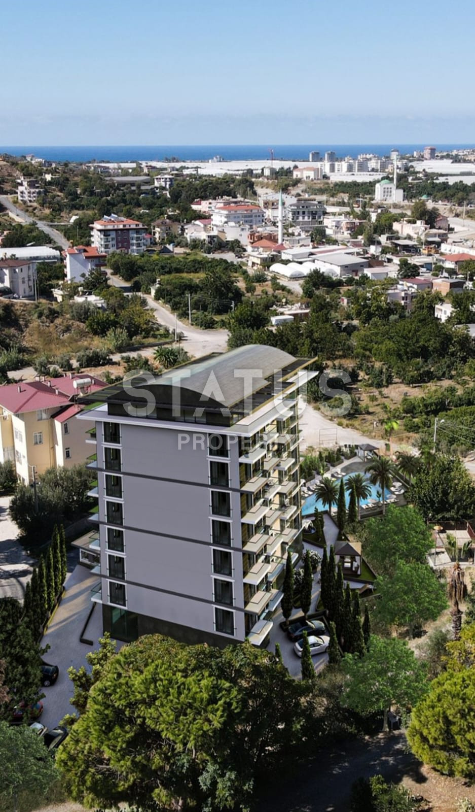 Новый проект долевого строительства с видовыми квартирами в Демирташе. 53м2 -124м2 фото 4