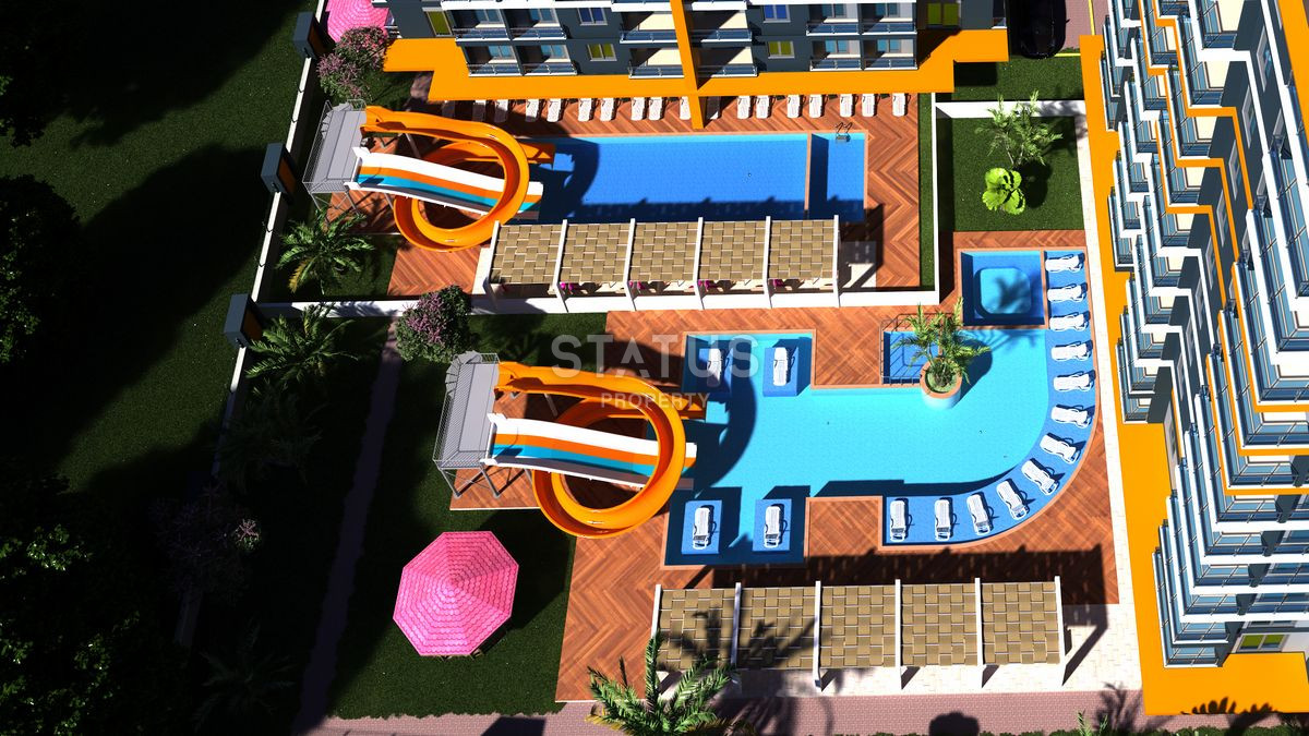 Последние квартиры в резиденции премиум класса в центре Махмутлара 100м от моря. фото 24