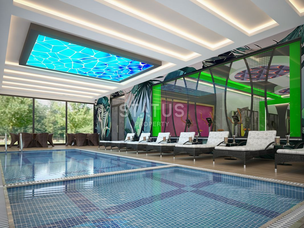 Последние квартиры в резиденции премиум класса в центре Махмутлара 100м от моря. фото 31