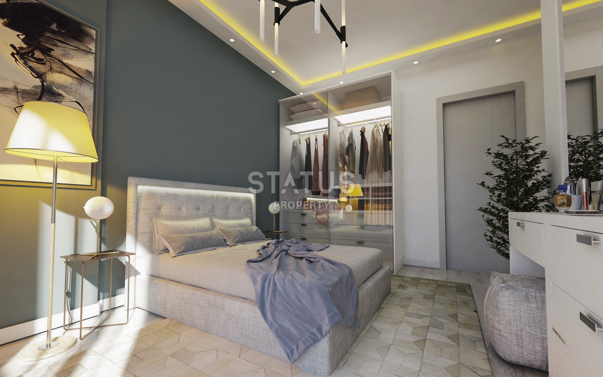 Новый комплекс в центре Алании в 200 м от пляжа Клеопатра апартаменты 1+1,2+1 с видом на море. 50-120 м2 фото 7