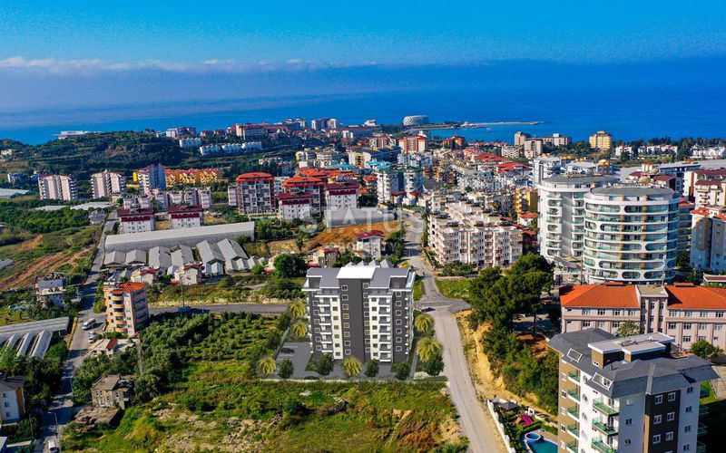 Новый проект долевого строительства с удачным расположением в Aвсалларе 700м от моря. 55м2-136м2 фото 6