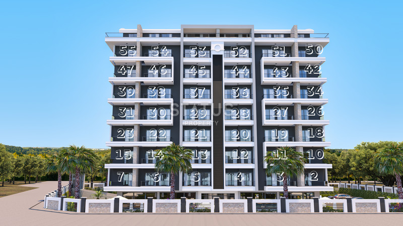 Новый проект долевого строительства с удачным расположением в Aвсалларе 700м от моря. 55м2-136м2 фото 16