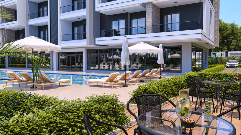 Новый проект долевого строительства с удачным расположением в Aвсалларе 700м от моря. 55м2-136м2 фото 24