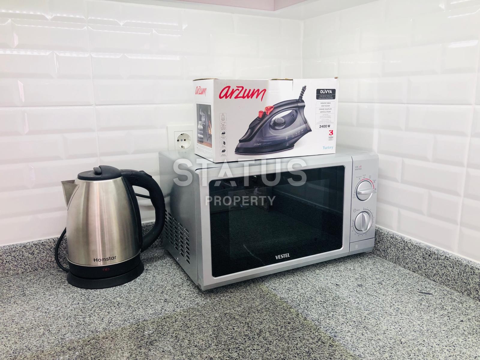 Квартира с мебелью и техникой в 300 метрах от пляжа Клеопатры 60 кв.м. фото 16