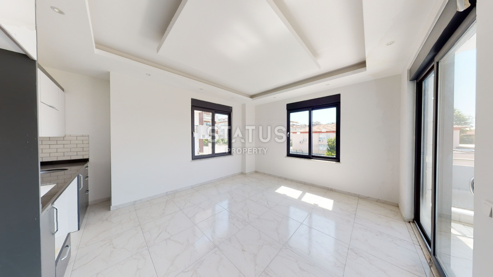 Двухуровневая квартира в центральной части Аланье с видом на море. 120м2 фото 7