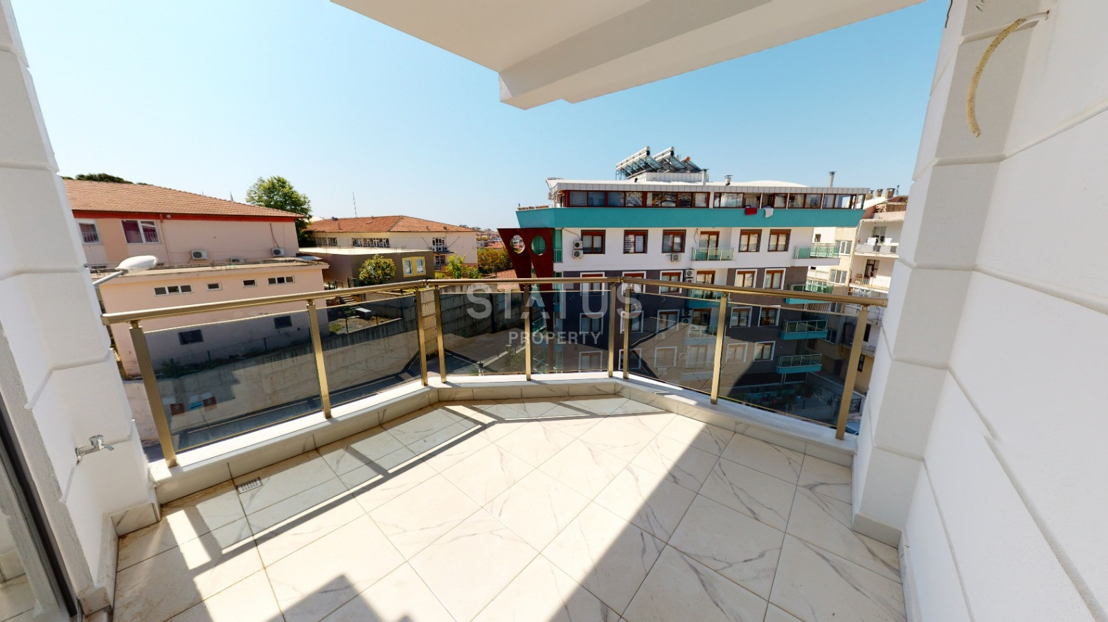 Двухуровневая квартира в центральной части Аланье с видом на море. 120м2 фото 8