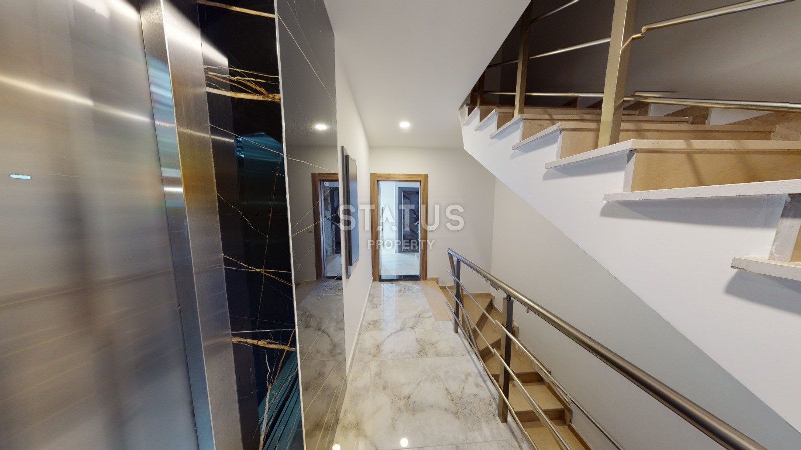 Двухуровневая квартира в центральной части Аланье с видом на море. 120м2 фото 11