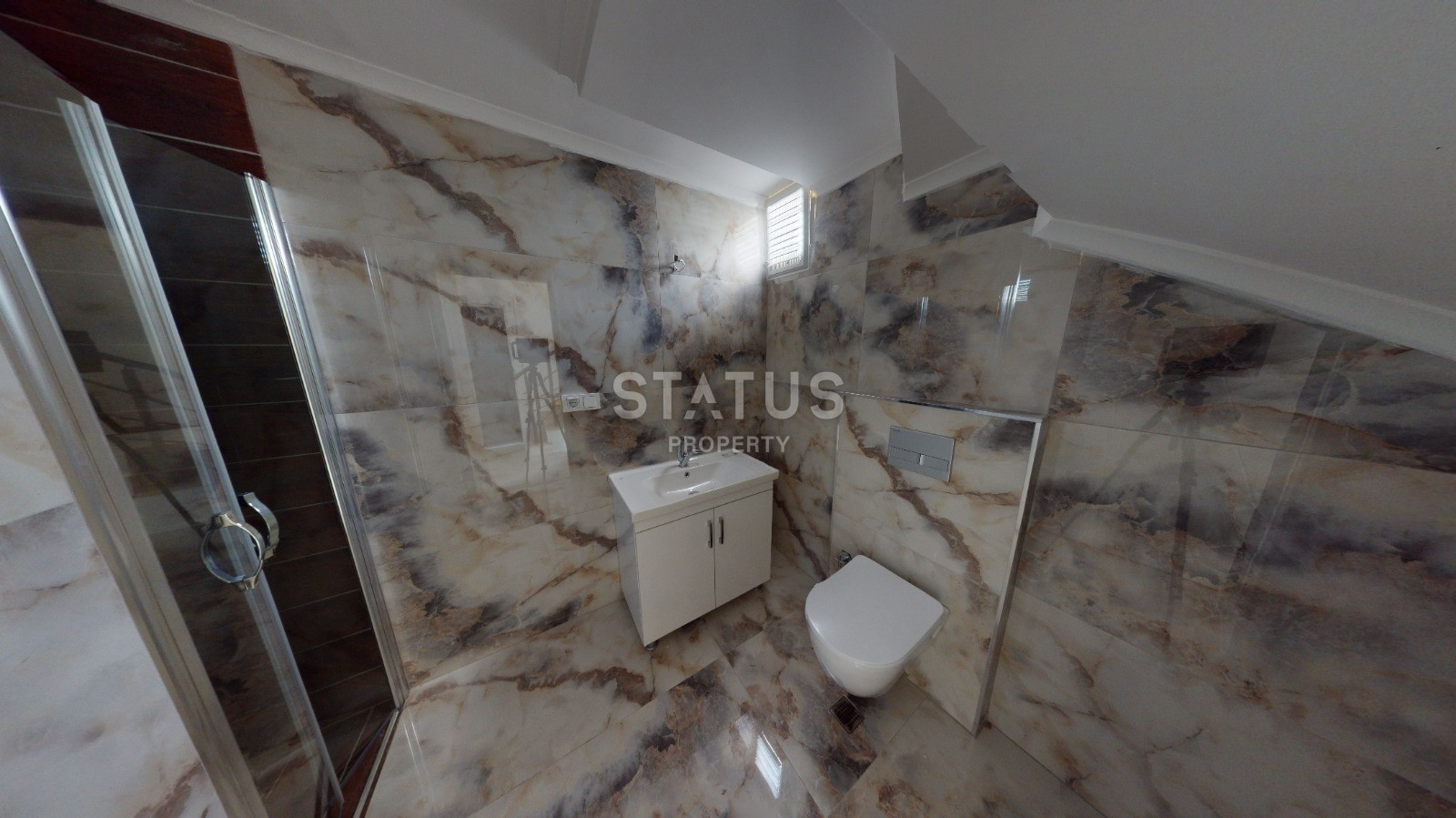 Двухуровневая квартира в центральной части Аланье с видом на море. 120м2 фото 12