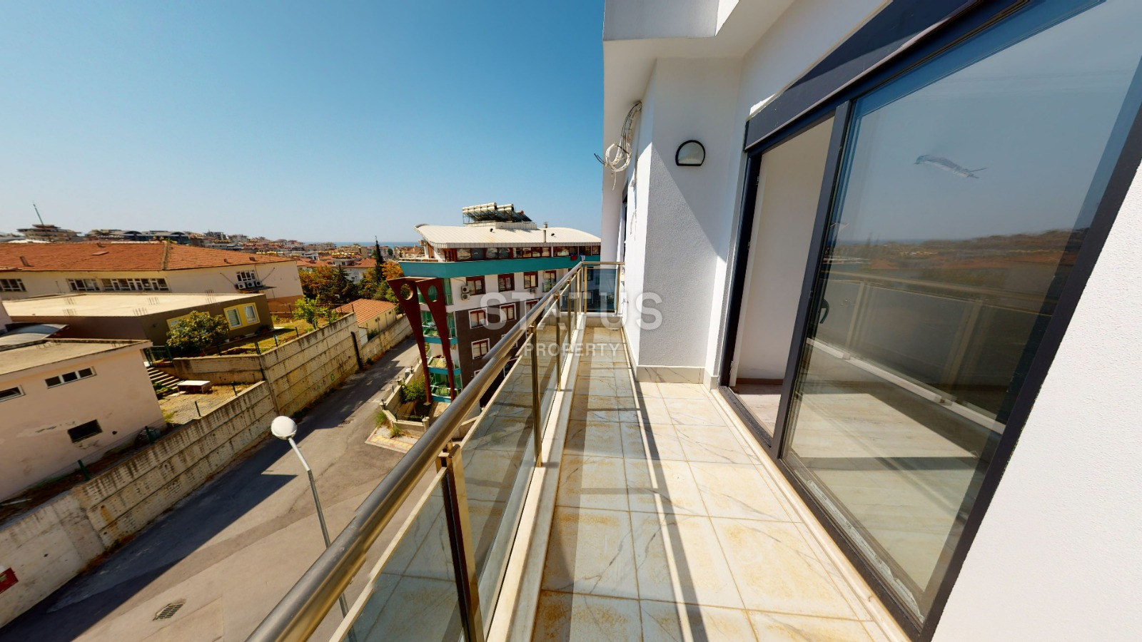 Двухуровневая квартира в центральной части Аланье с видом на море. 120м2 фото 13