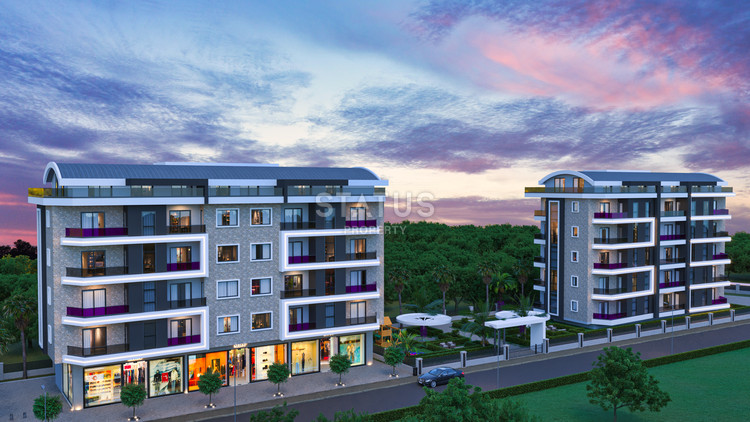 Премиальный комплекс в 700м от моря в Авсалларе. 55м2 – 186м2 фото 4