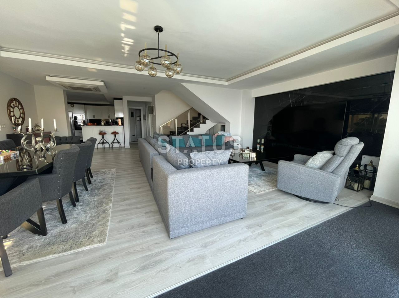 Шикарная вилла под ключ с видом на море всего в 900м от него в Каргыджаке. 380м2- 500м2 фото 9