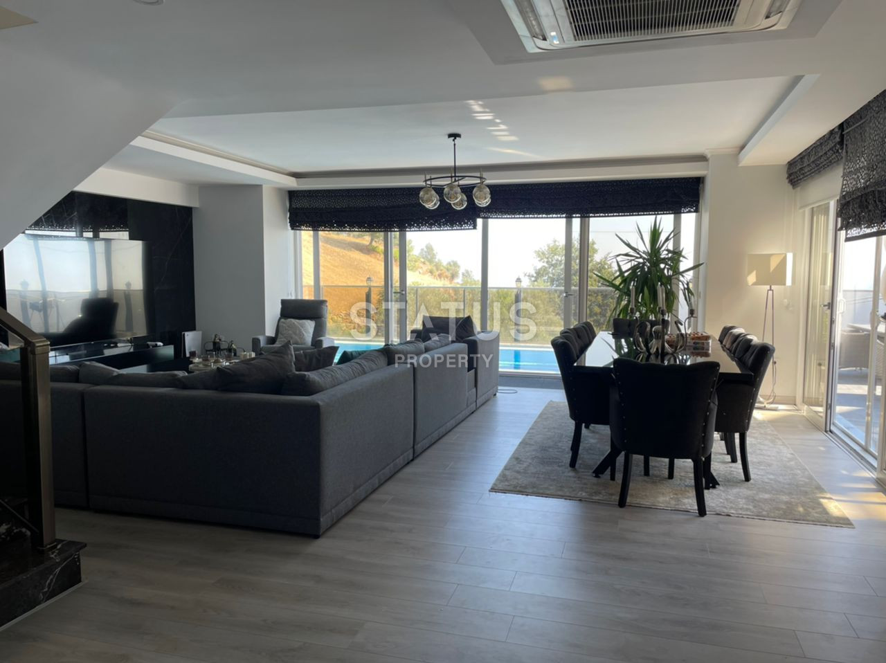 Шикарная вилла под ключ с видом на море всего в 900м от него в Каргыджаке. 380м2- 500м2 фото 10