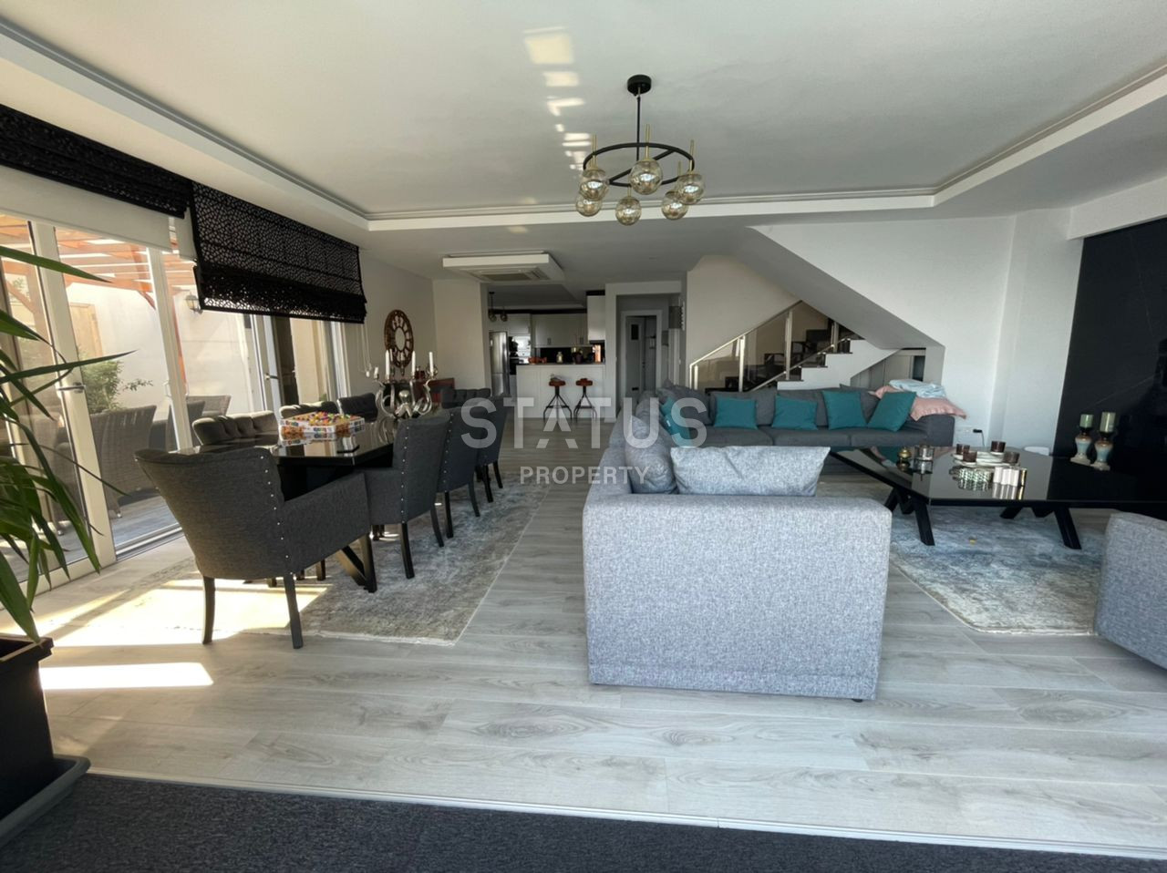 Шикарная вилла под ключ с видом на море всего в 900м от него в Каргыджаке. 380м2- 500м2 фото 11